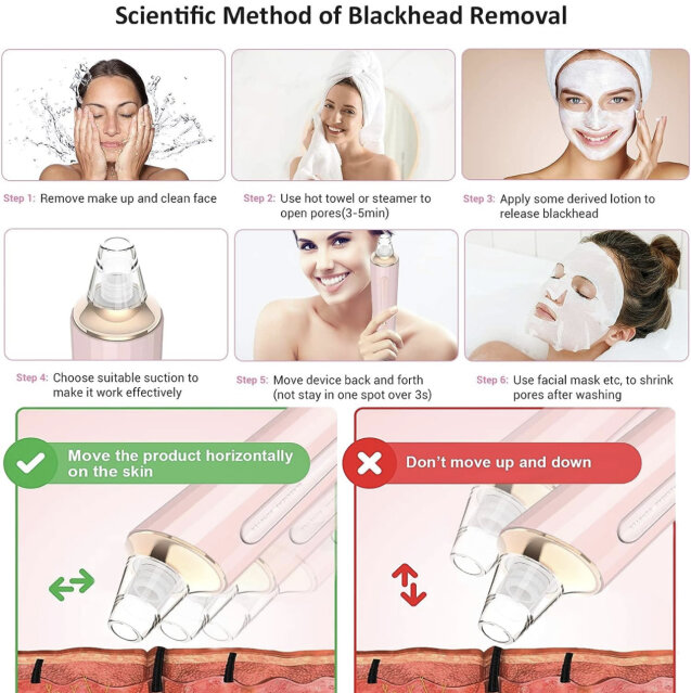 Blackhead Extraction Remover Rechargable