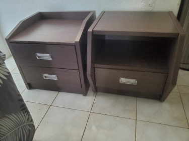 Dark Gray Bed Side Tables (like New) 