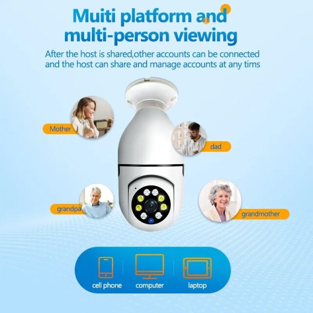 Wifi HD Surveillance Camera Bulb