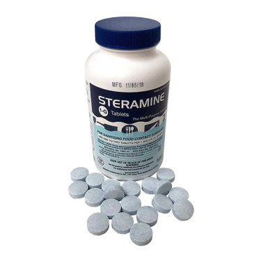 Steramine 1-G Food Safe Sanitizing Tablets 