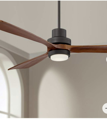 Wooden Ceiling Fan With Light And Remote Control