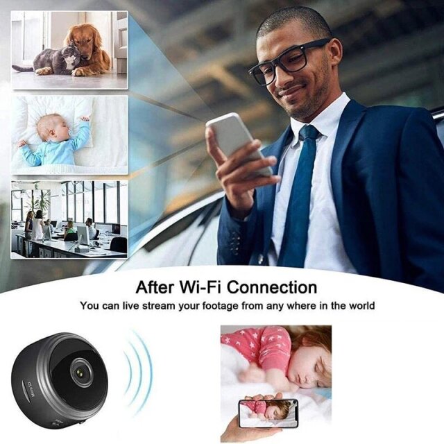 1080P Mini Wi-Fi Wireless Surveillance Camera