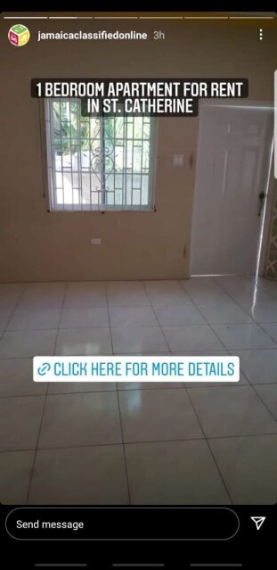 1 Bedroom Apartment For Rent St Johns Road