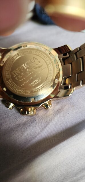 Invicta 18K Gold Plated Watch