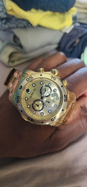 Invicta 18K Gold Plated Watch