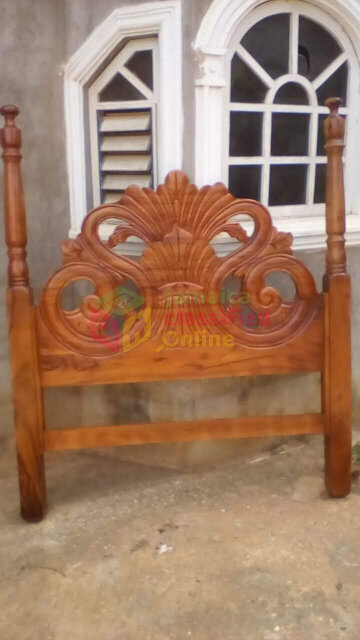 Carved Bed Head  (Natural)