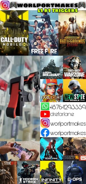 PUBG, COD, FF Mobile L1 R1 Triggers 4 Al Mob Gamin