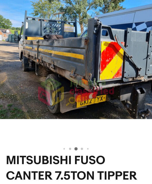 Mitsubushi  Fuso Tipper 7.5 Ton