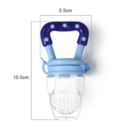 3 PCS Baby Food Feeder Silicone Nibbler Pacifier 