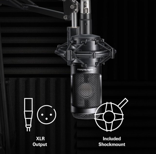 Audio Technica Condenser Mic Recording Studio