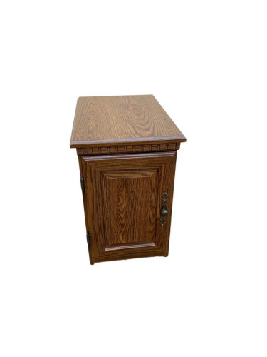 Table, Side/End Tble W/Storage Cabinet,2'x1' Wood!