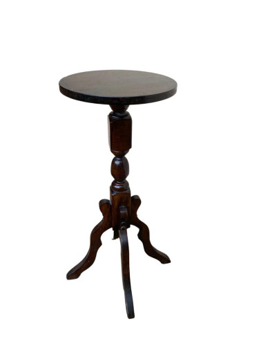 Table, Wood,Circular Vase Table,Carved Pedestal!!!