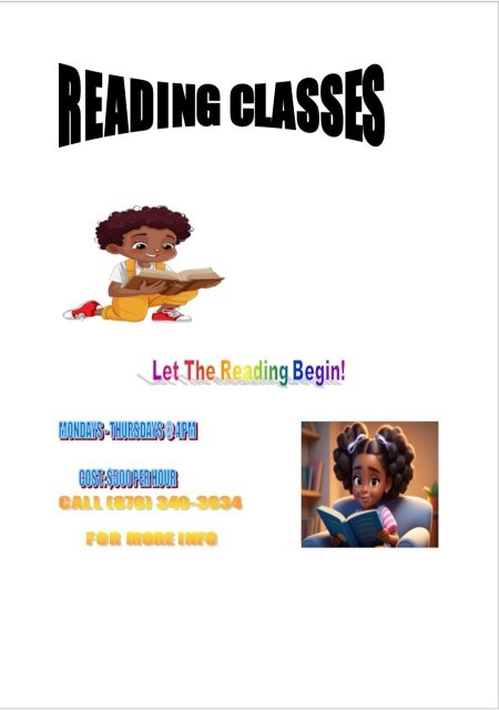 VIRTUAL READING CLASSES