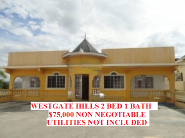 WESTGATE HILLS 2 BEDROOM 1 BATH - NON NEGOTIABLE