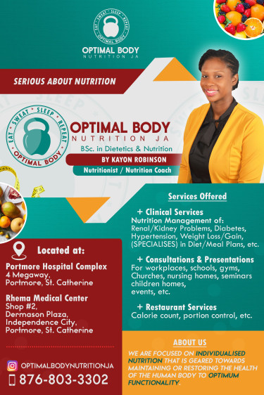 Nutritionist Located In Portmore