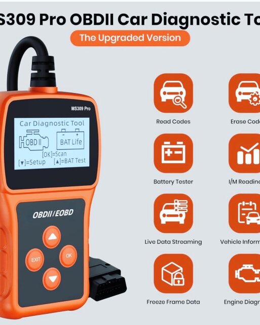OBD Scanner Car Diagnostic Chip Reader  Code