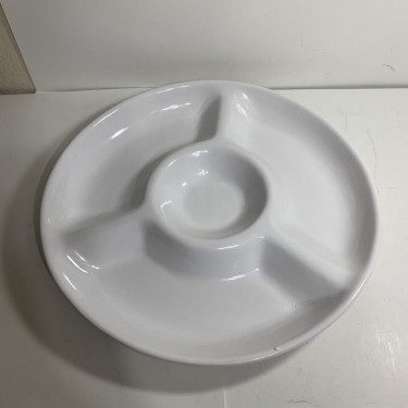 Serving Platter - Handsome Porcelain White Server!