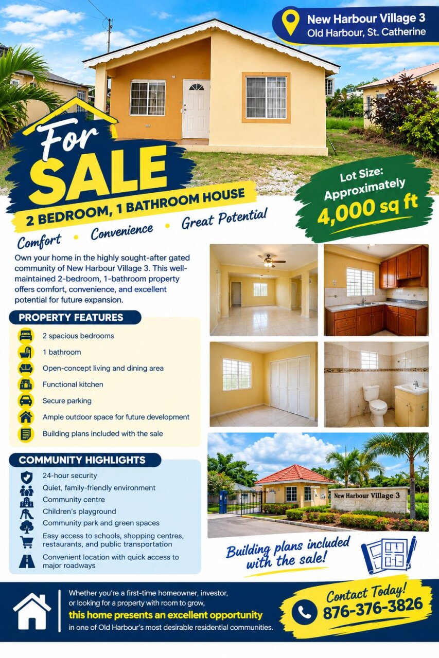 2 Bedroom 1 Bath - Old Harbour House