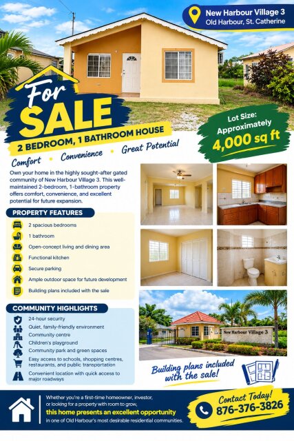 2 Bedroom 1 Bath - Old Harbour House