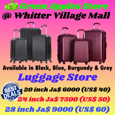 ABS Suitcases 20, 24 & 28 Inch