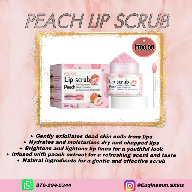Peach Lip Scrub