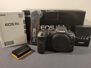 Canon EOS R6 - Black (Body Only) Shutter Count Und