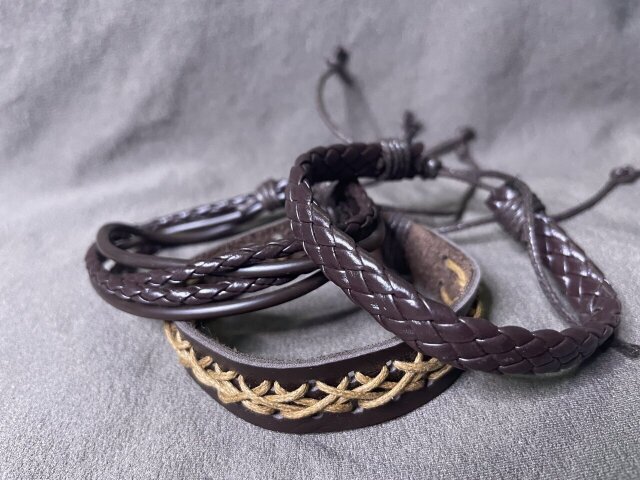 Leatherette Bracelets Single And Bundle Deals