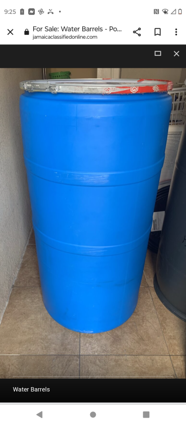 77 Gallon Plastic Drum