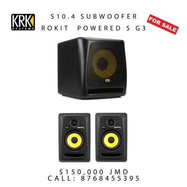 KRK S10.4 Sub Woofer + Rokit 5 G3