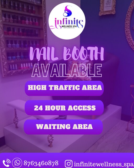 Nail Booth For Rent