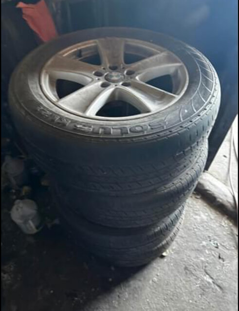 BMW X5 RIMS AND TIRE USED