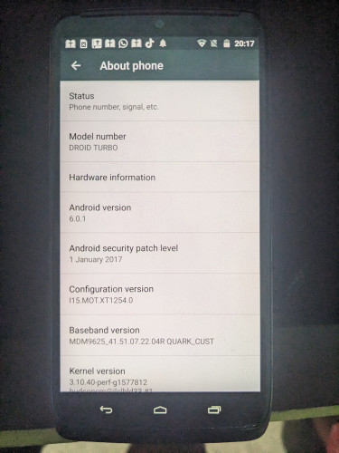Motorola Turbo - 32GB - 4G LTE - Android Phone 