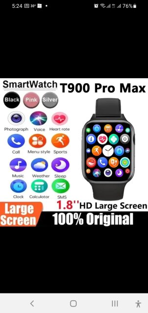 T900 Pro Ultra Smart Watch Fitness Tracker