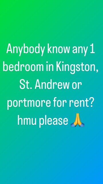 Seeking A 1 Bedroom In Kingston 20000 To 25000