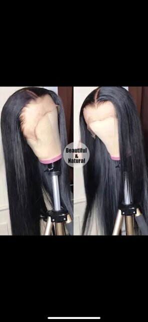 Lace Wig Human Hair Pre-Pulled Glue Free (20 Inch)