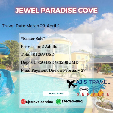 Esater Flash Deal Jewel Paradise Cove