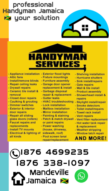 Professional Handyman JAMAICA Service 