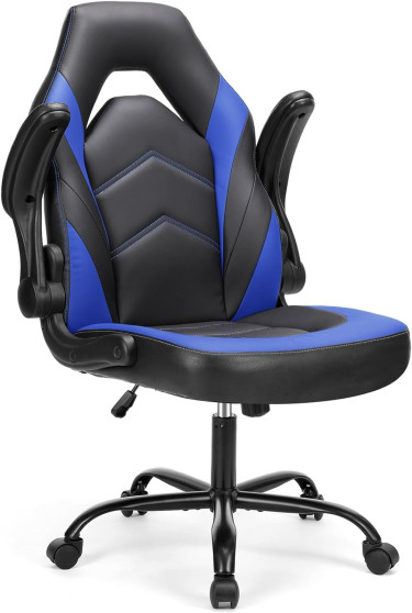 Gaming Desk Chair With Flip-up Armrest