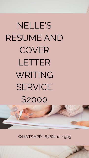 Resume And Cover Letter Writing Service