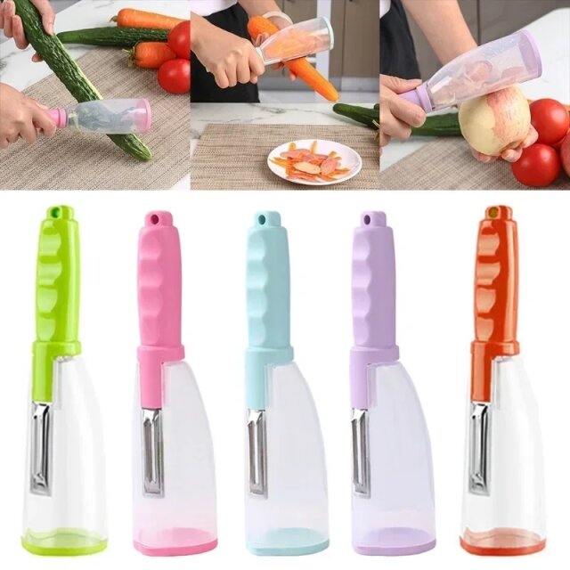 Multifunctional Peeler With Container