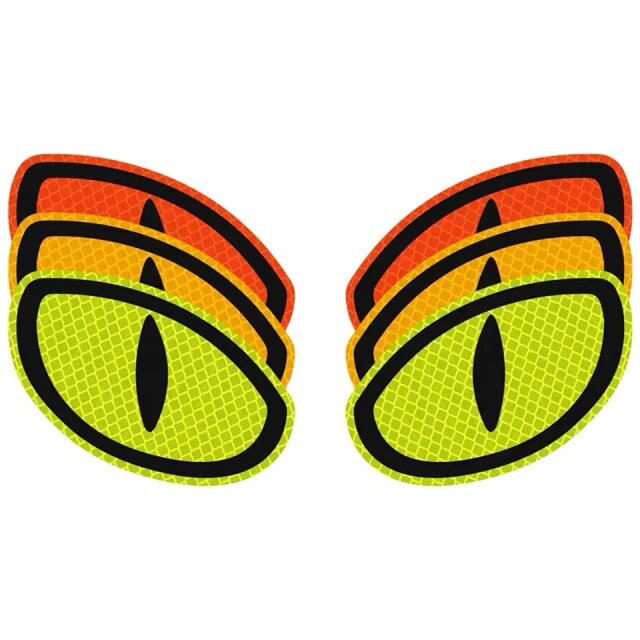 Cat Eyes Reflective Warning Decals