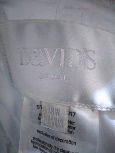 DAVID'S BRIDAL DRESS SIZE 12-14