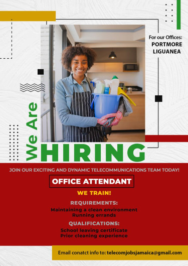 Office Attendant Job Offer 