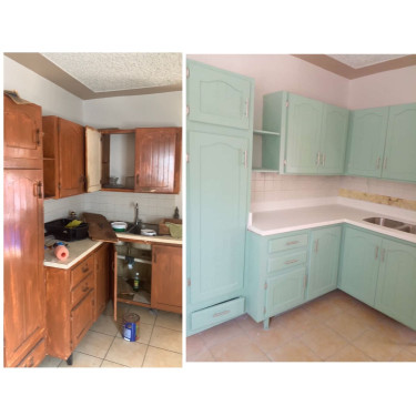 Repair And Respray Your Kitchen Cupboards And Furn