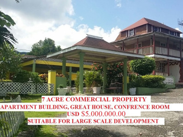 7 ACRES WITH MULTIPLE COMMERCIAL BUILDINGS US$5MIL