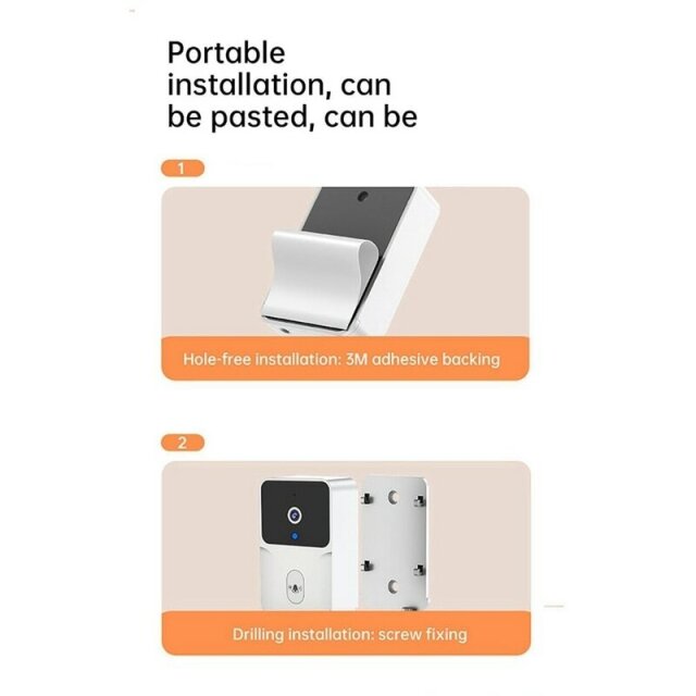 Wireless Smart Outdoor Doorbell With HD Camera