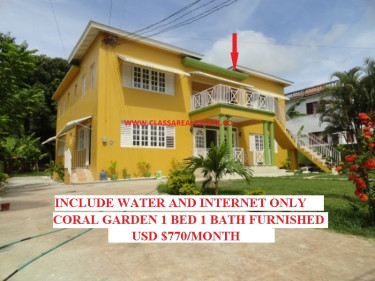 CORAL GARDEN 1 BD 1BT FURNISH INCLUDE NWC,INTERNET