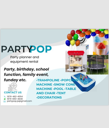 Party Rental, Bounce House,table And Chairs Etc