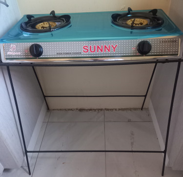 2 Burner Table Top Stove With Stand