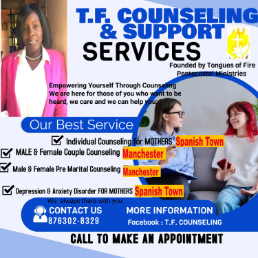 T.F. COUNSELING IN Spanish Town & Porus MANCHESTER